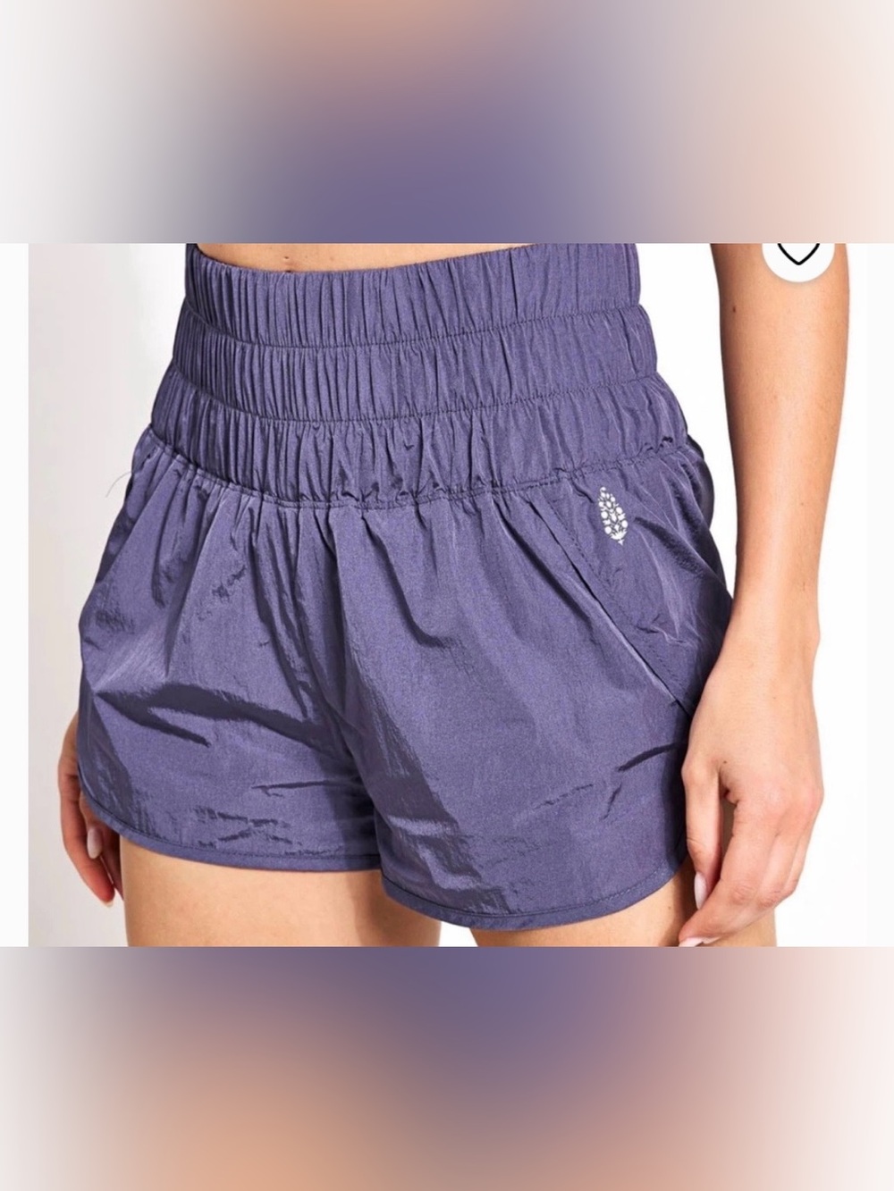 Free People Movement The Way Home Shorts Size M Purple